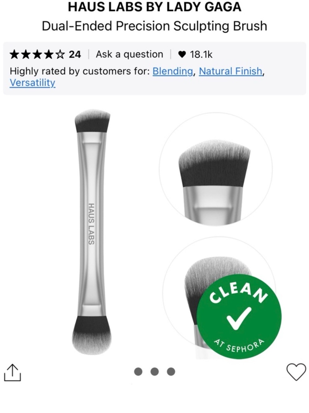 ✅HAUS LABS Sculpting Brush NWOB
